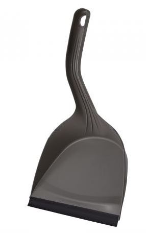 Совок Spin&Clean Rock’n’Roll, с ручками 21 см, с кромкой, антрацит